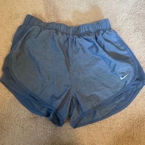 Blue Nike running shorts size M